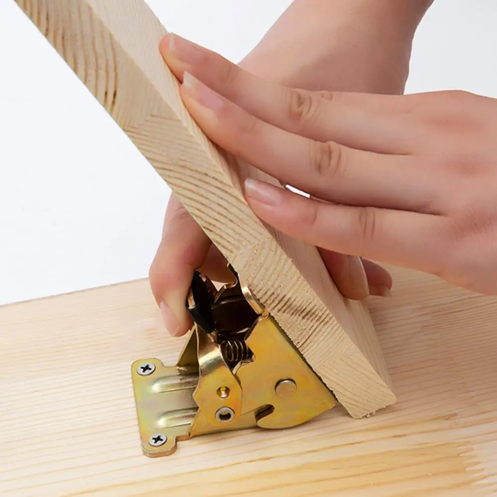 

Home Hardware 4Pcs Convenient Self-Lock Foldable Hinges Iron Folding Hinge 90 Degree for Table