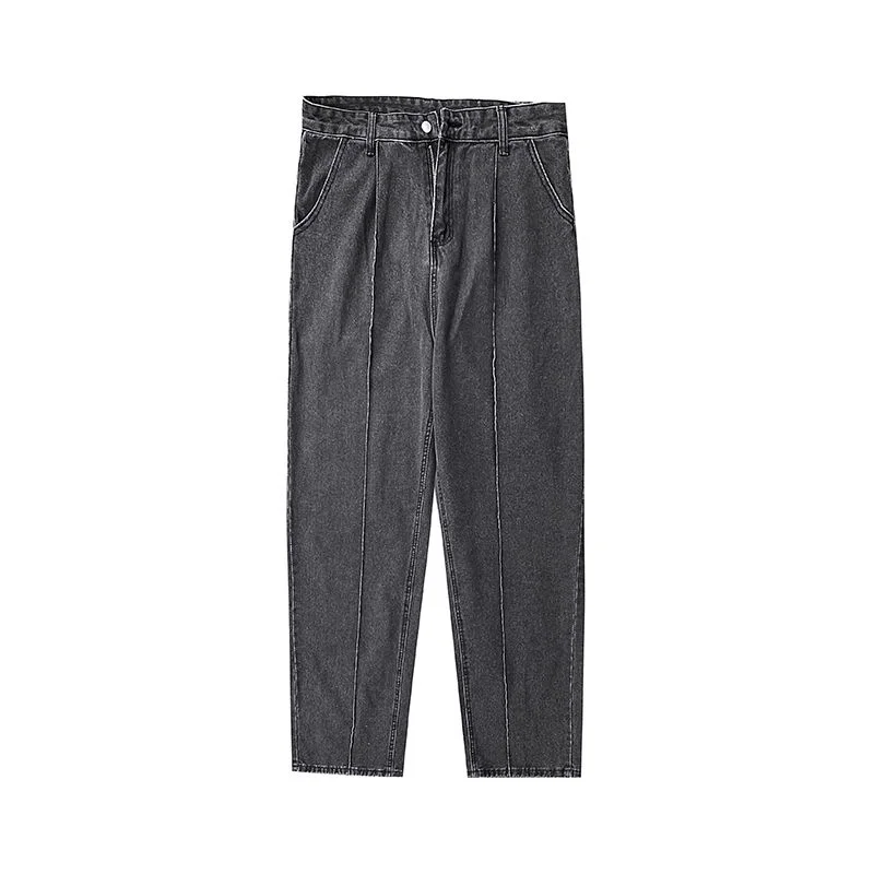 Blue Black Baggy Jeans Men Fashion Oversized Wide Leg Jeans Men Japanese Streetwear Hip Hop Loose Denim Pants Mens Trousers