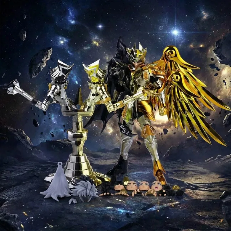 Фото В НАЛИЧИИ: Фигурка Saint Seiya GT Myth Cloth EX Soul of Gold God Cloth Gemini Saga Yin Yang Ver. Коллекционная игрушка, подарок. №2