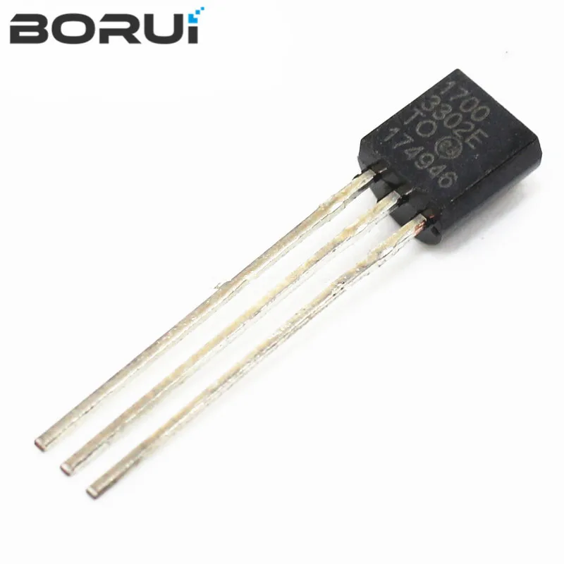 

10PCS MCP1700-3302E/TO TO-92 MCP1700 1700-3302E TO92 MCP1700-3302E Fixed LDO Voltage Regulator