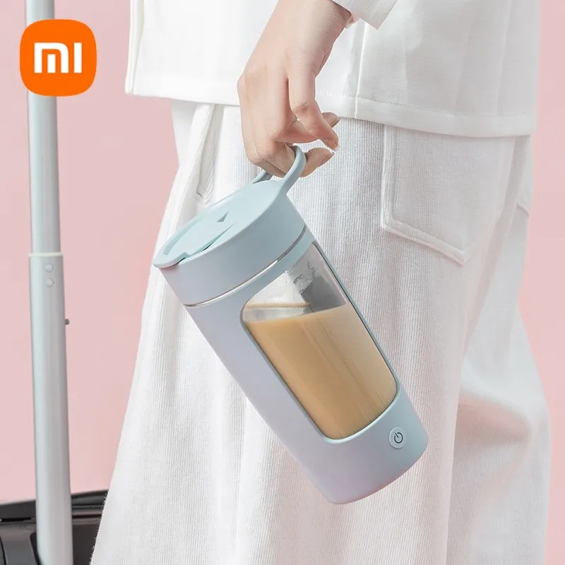 

Новинка, Электрический автоматический мини-блендер Youpin 650 мл Mxing Cup, Спортивная бутылка для воды, чашка для смешивания белкового порошка и ко...
