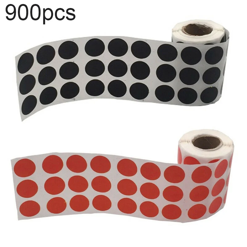 900pcs/Roll Red Splatter Target Sticker 2cm/0.8