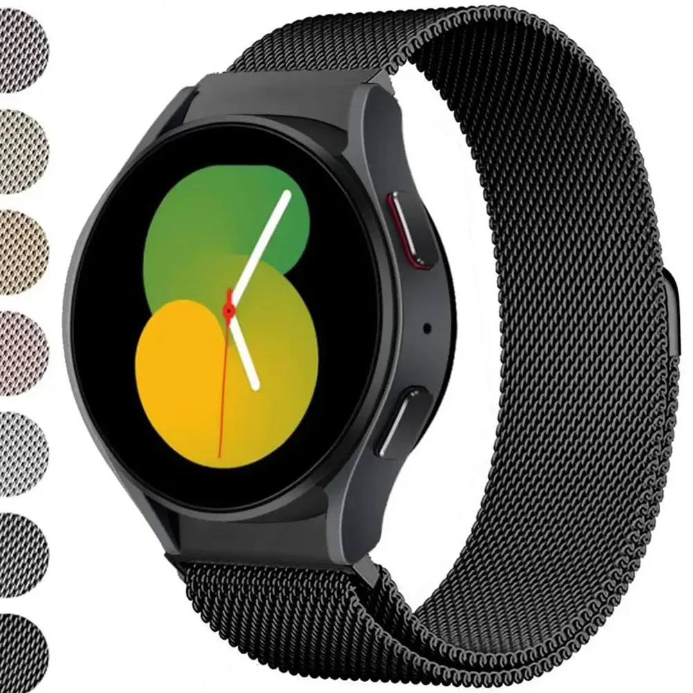 Ремешок Миланская петля 20 мм для Samsung Galaxy Watch 6/5/4/Classic 47 43 40 44 браслет 5 pro 45