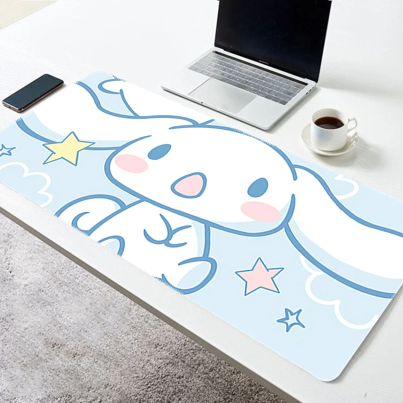 

Cinnamorol Desk Protector Mousepad Xxl Gaming Mouse Pad Pc Accessories Gamer Keyboard Mat Large cute Extended Mice Keyboards