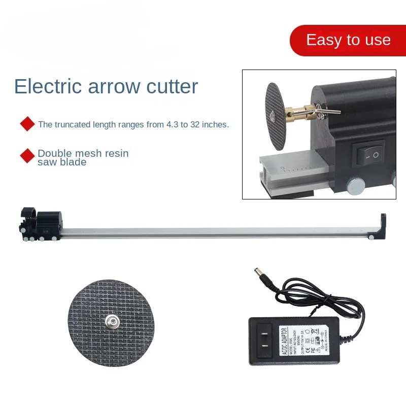 

New Electric Archery Arrow Cutter with Replacement Cutting Blades for Carbon Fiberglass Wood Bamboo Aluminum Arrows Shooting