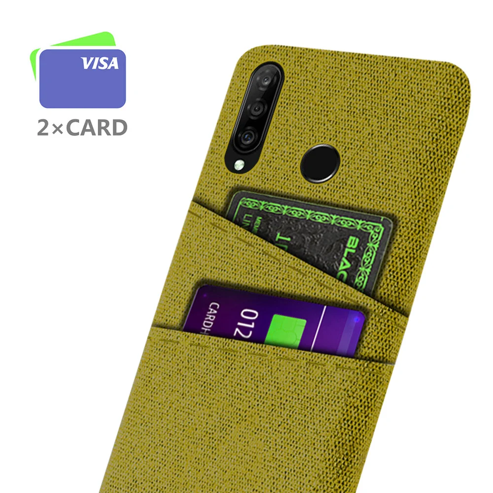 

Phone Cases For Huawei P30 Lite Pro Case Cover On Fundas Huawei P30 P30lite P 30 lite pro P30pro Dual Card Fabric Cloth Coque