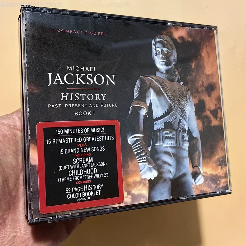 Фото Суперзвезда, Король поп-музыки: Майкл Джексон – Исторический альбом (2CD, толстая коробка), поп и рок, для Walkman, автомобильных колонок, подарочный набор №1