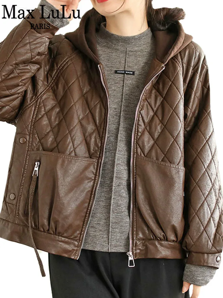 Max LuLu 2022 зимние плотные пальто женские модные свободные Стеганые Куртки из