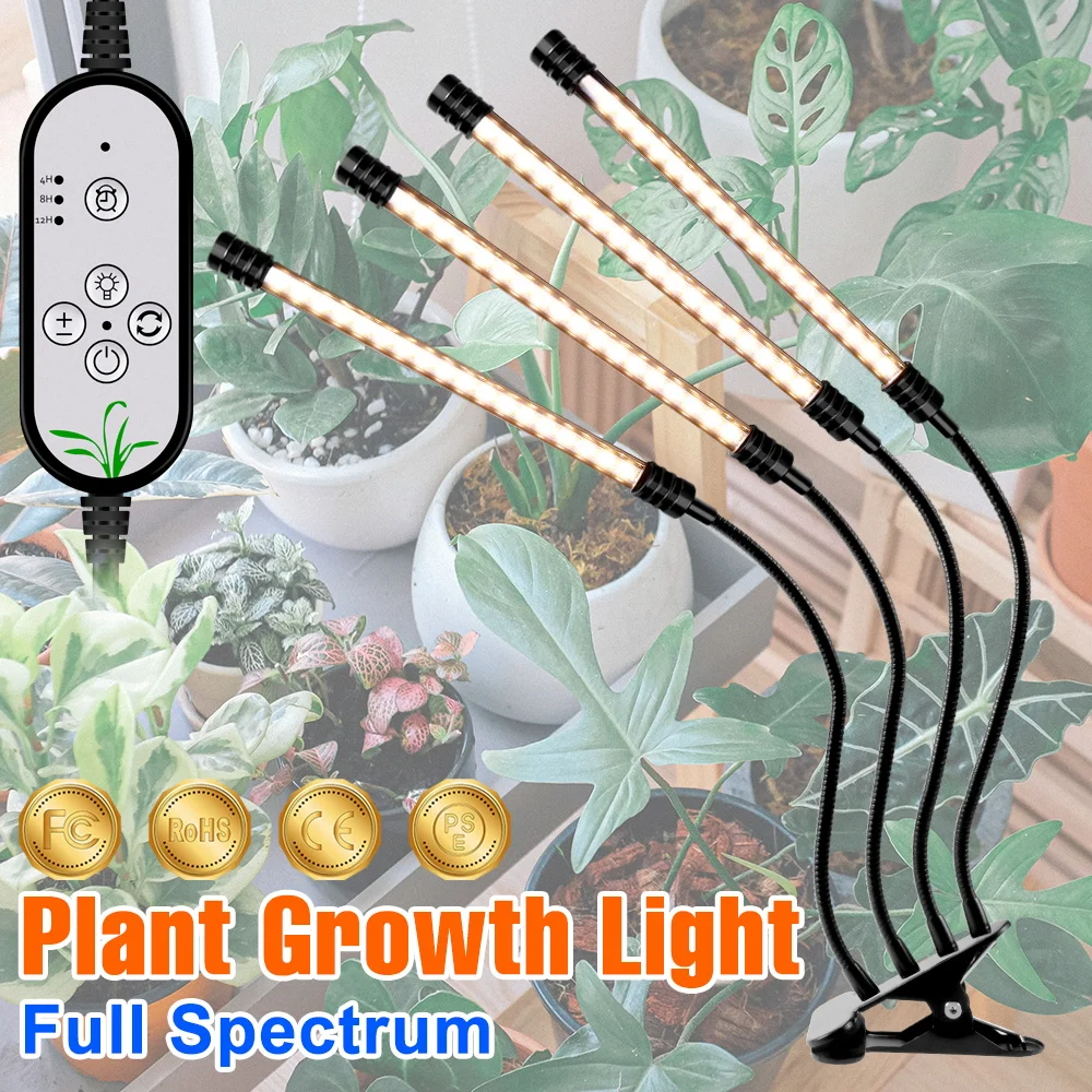 

Greenhouse Led Lights Full Spectrum Phyto Lamp USB Plant Grow Light Hydroponics Seeds Growth Bulb Clip LED Phytolamp For Plants