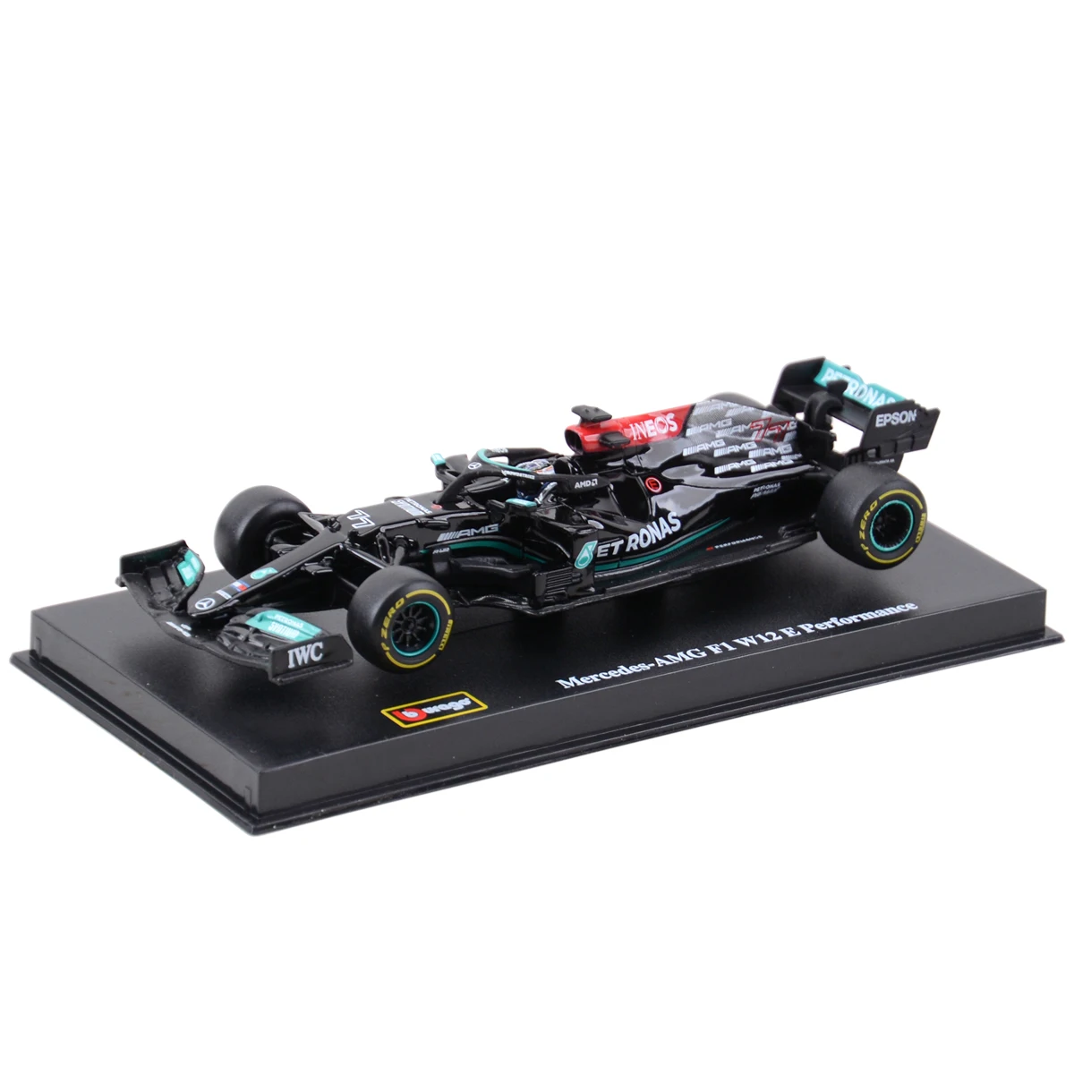 Bburago 1:43 Mercedes AMG 2022 W13 W12 W10 E Льюис Гамильтон статическая имитация литая модель из