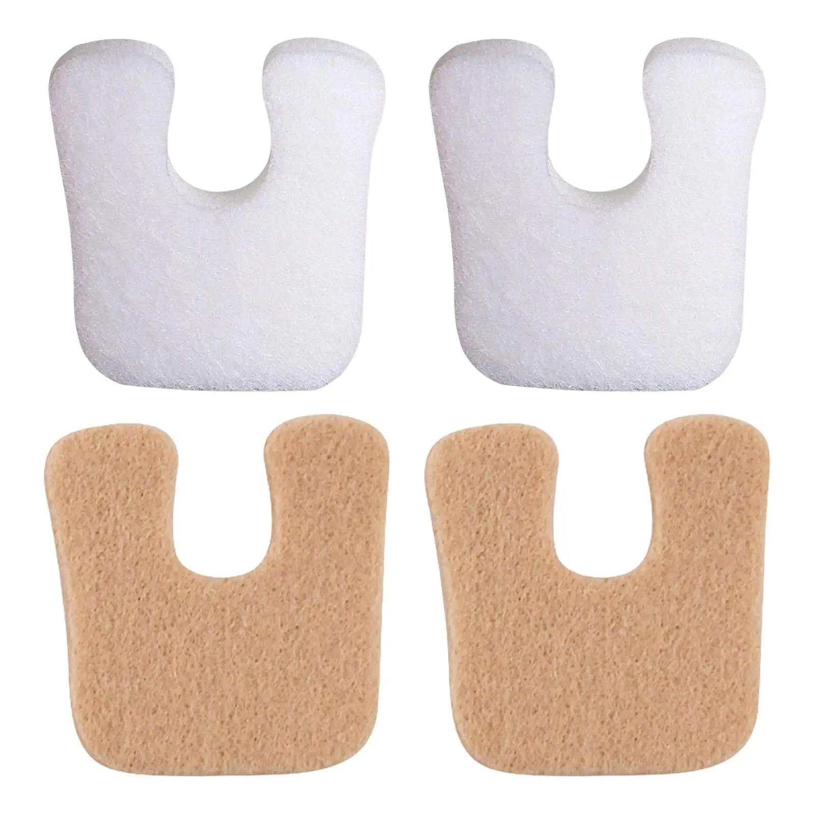 

2x u-образные войлочные накладки для мозолей, Нескользящие, защищают мозоли от трения обуви, плюсневые подушечки для ног для мужчин и женщин