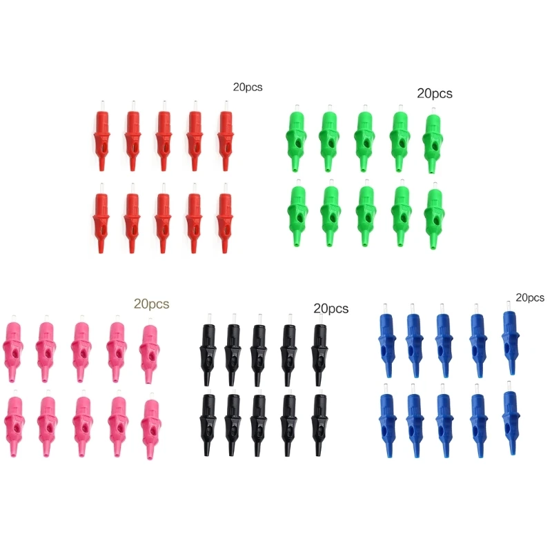 

Pack of 20 Ballpoint Tattoo Cartridge Needles for Beginners and Designer Drawing