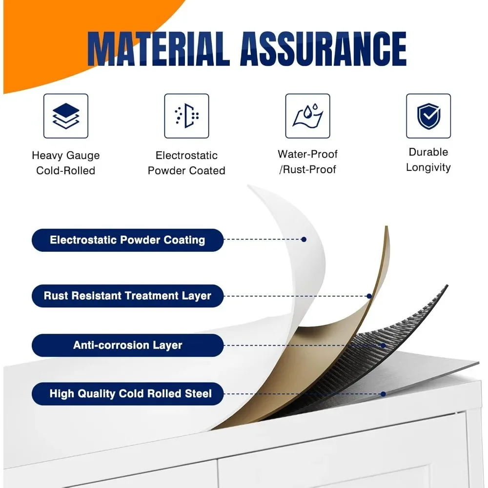 Металлический шкаф для хранения с регулируемыми полками-стальной шкафчик