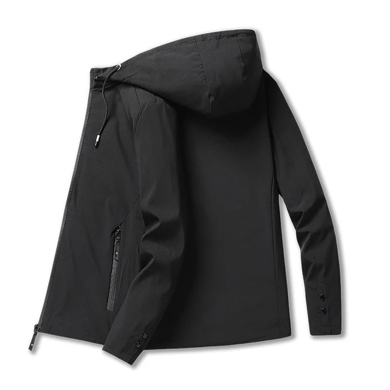 

Mens Fashion Jackets and Coats Hooded New Men's Windbreaker Casual Jacket 2021 Men Outdoors Clothes Casual Streetwear