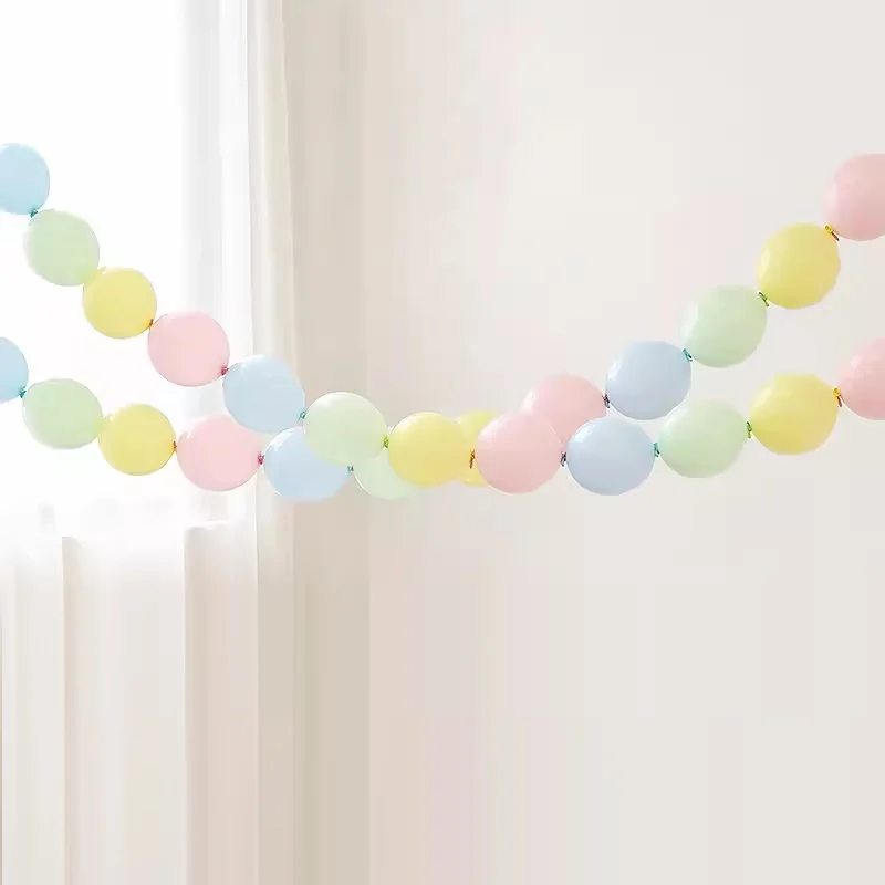 

Гирлянда из латексных шаров Euniqueen, розовый, голубой