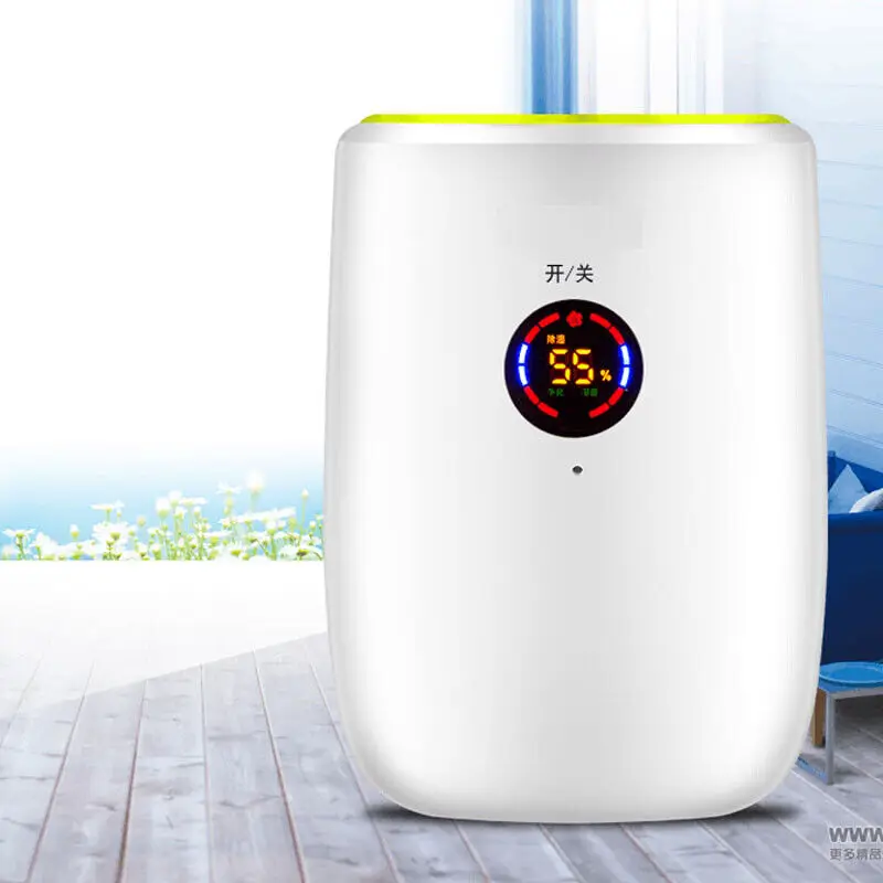

[Flash Deal]Portable 800ML Mini Dehumidifier Moisture Absorber Air Dry Water Tank for Home[US Stock]