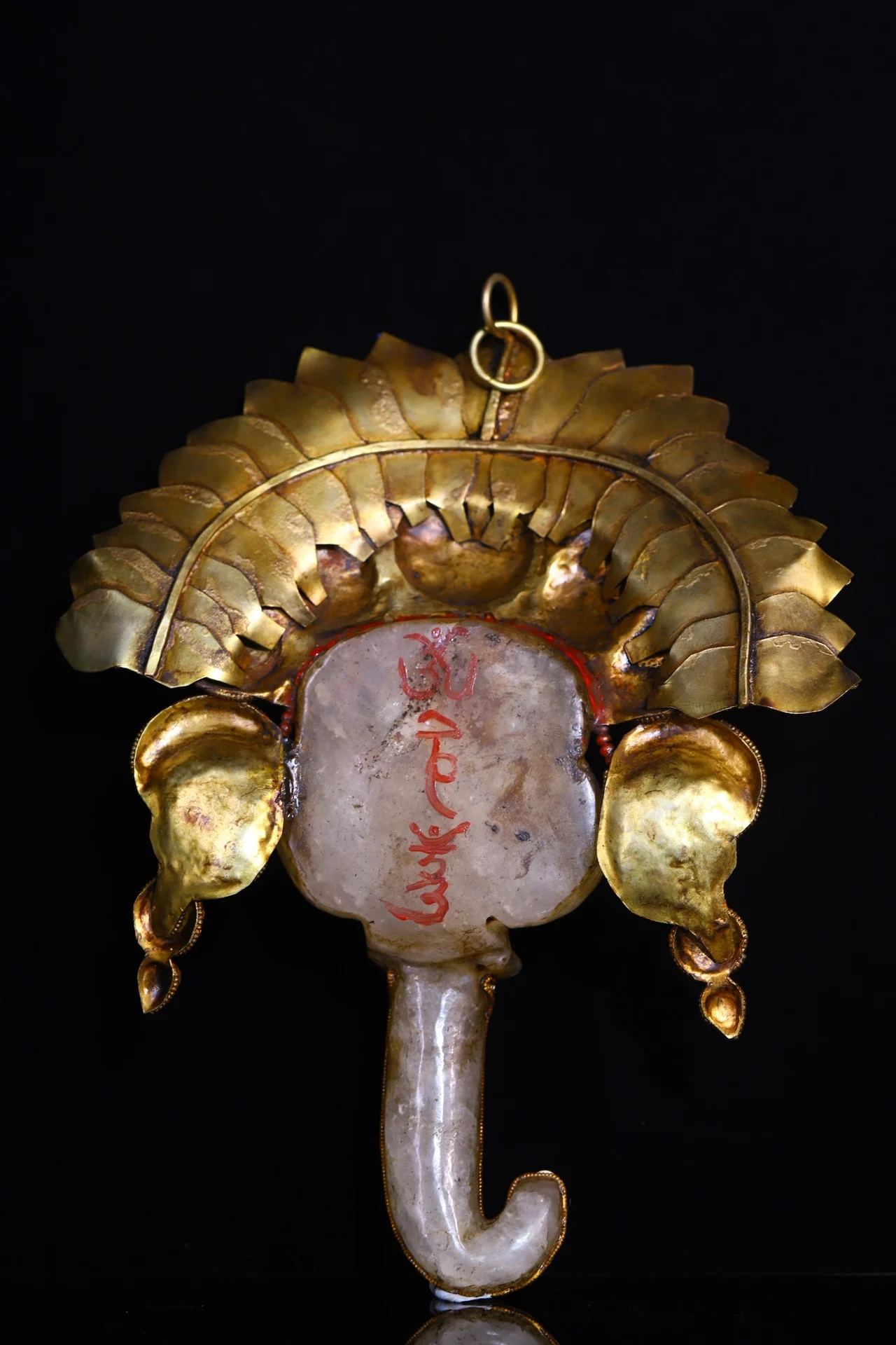 Коллекция тибетских храмов 12 дюймов старый натуральный кристалл обрамление в