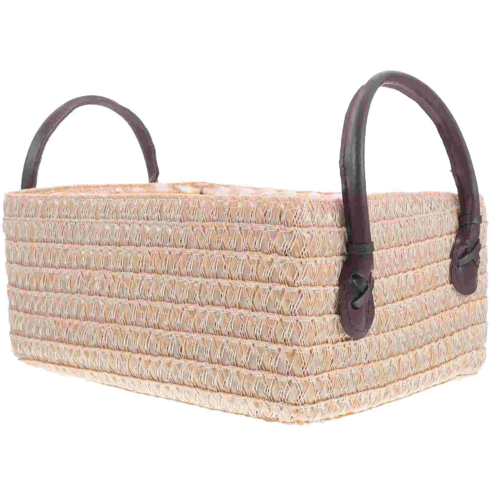 

Basket Storage Woven Baskets Bin Organizer Clothes Hamper Rope Toy Boxes Organizing Shelf Sundries Cotton Nursery Laundry