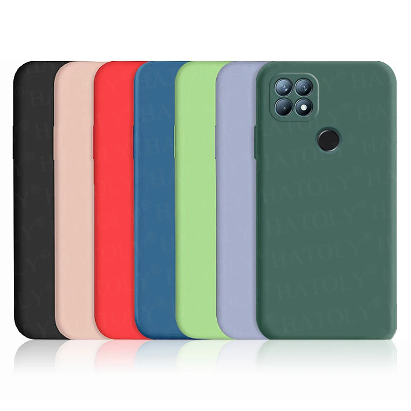 

For Oppo Realme C21 Case Realme C11 C12 C15 C21 C21Y C25Y C25S Liquid Silicone TPU Shockproof Bumper Phone Cover Realme C21 Case