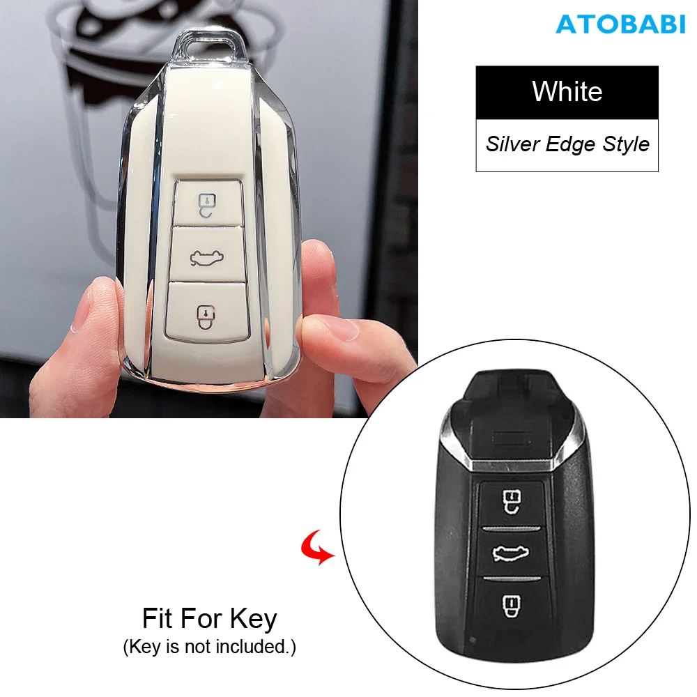 

Чехол для автомобильного ключа из ТПУ, смарт-чехол для ключа с дистанционным управлением, держатель для ключей, автомобильные аксессуары, принадлежности для DFSK Dongfeng Aeolus AX7