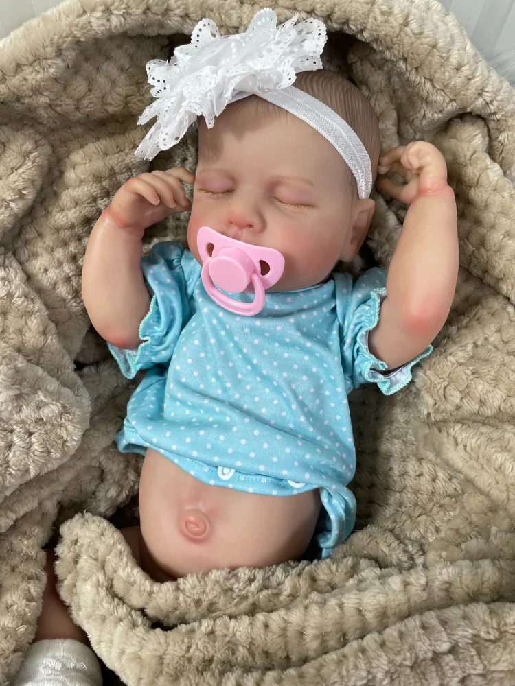 

Кукла LouLou силиконовая моющаяся для новорожденных, гибкая 3d-кукла с видимыми венами для сна, полное тело, 20 дюймов