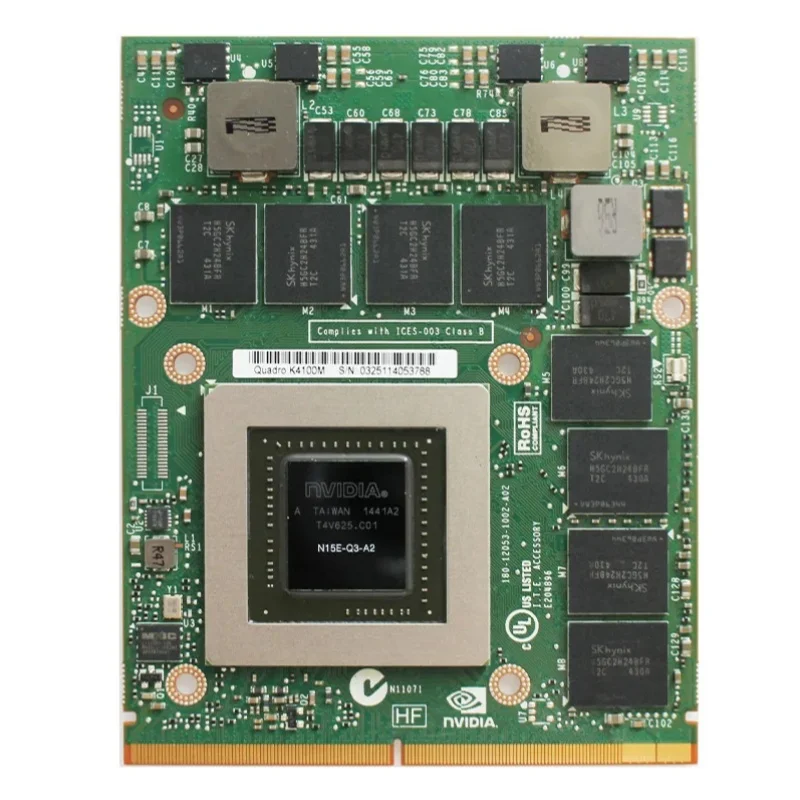 Фото Видеокарта Quadro K4100 K4100M GDDR5 4 ГБ N15E-Q3-A2 с X-образным кронштейном для Dell HP Apple iMac A1312 27-дюймовый 2010-2011 годов выпуска №3