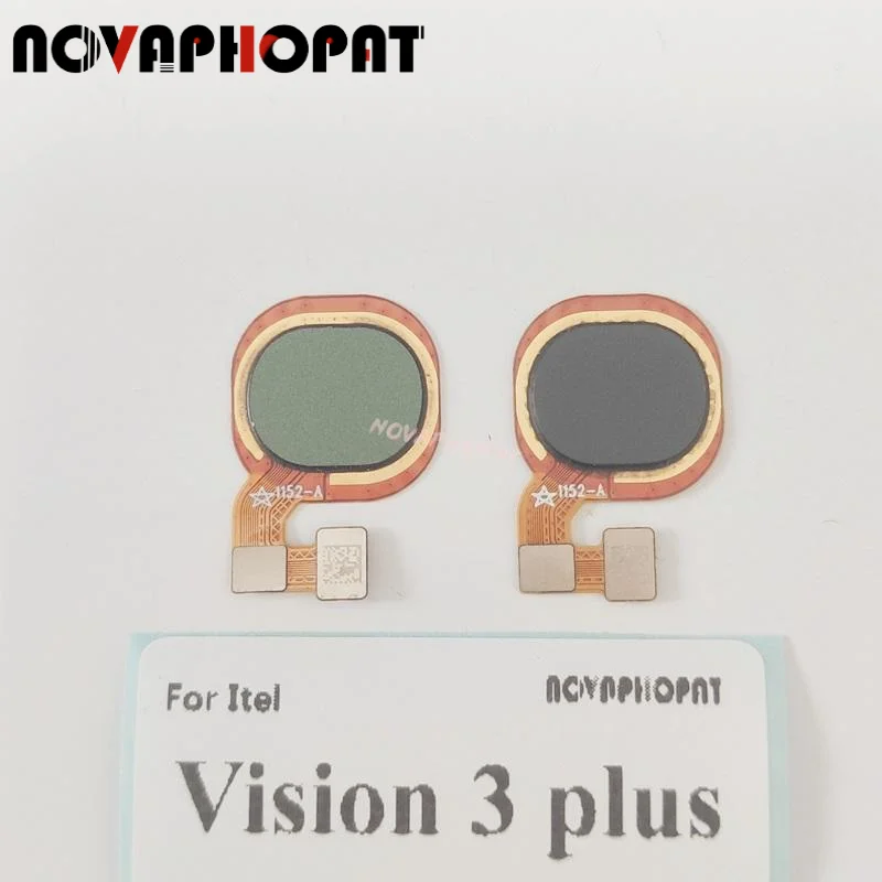

Novaphopat For Itel Vision 3 Plus Fingerprint Button Power Switch On Off Home Control Unlock Key Sensor Flex Cable