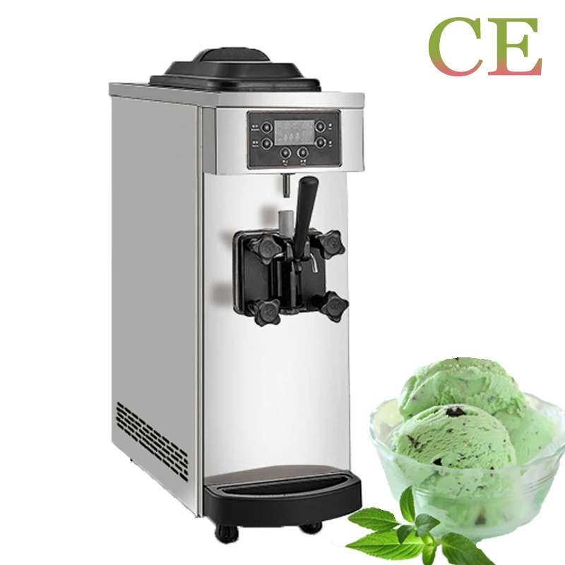 

Stainless Steel Single Flavor Vertical Ice Cream Machine Commercial Fully Automatic Soft Ice Cream Machine