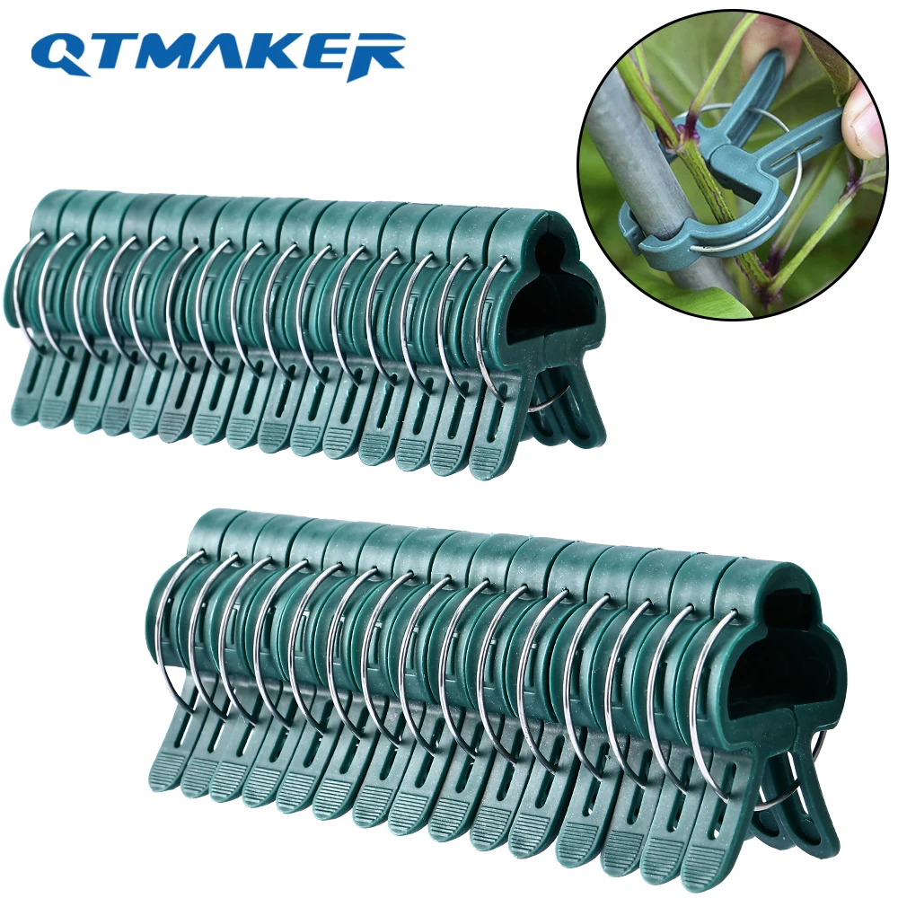 

20/30/40Pcs Reusable Clips for Plants, Garden Tool, Plant Clips for Greenhouse Vegetables Flowers Stem Vines Grape