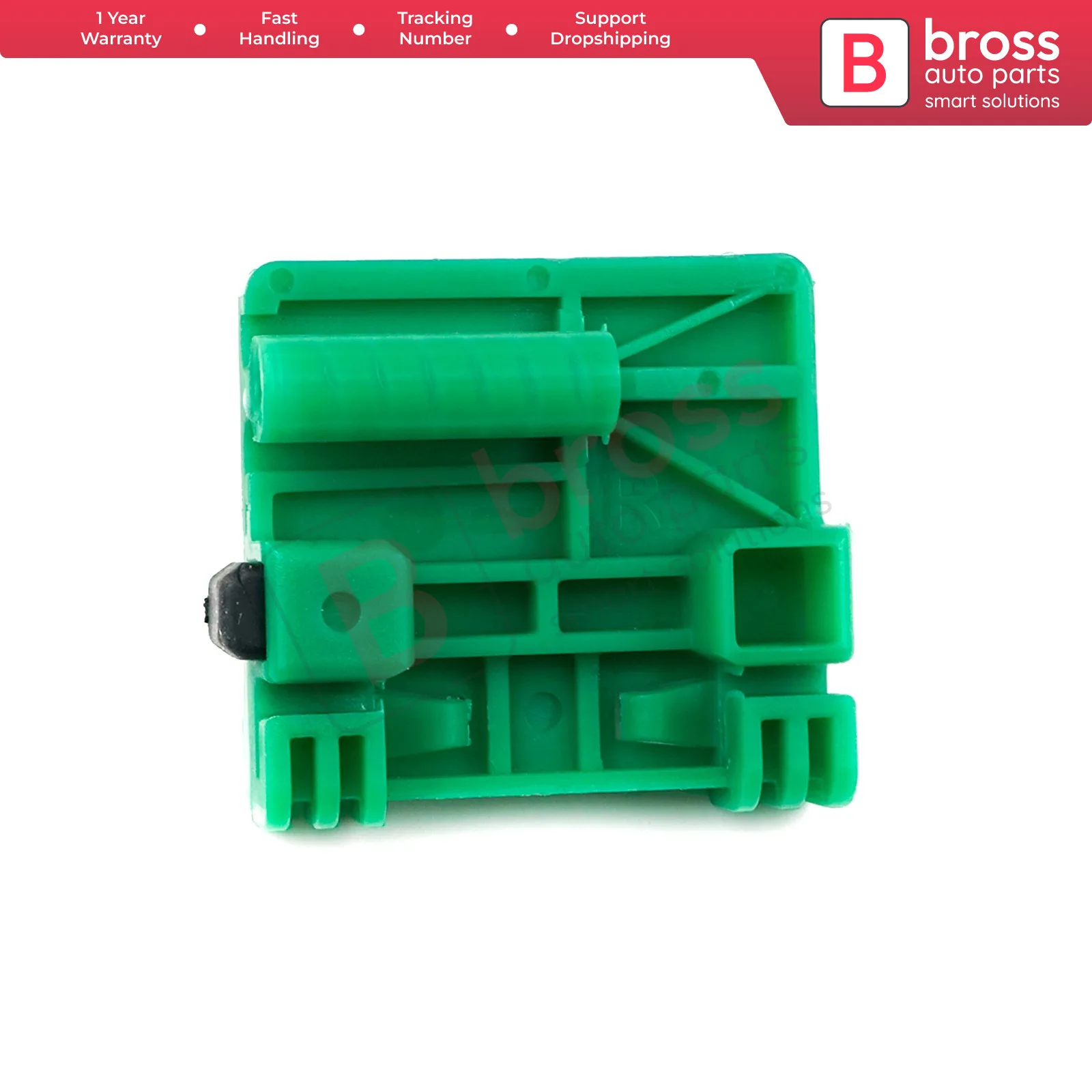 

Bross Auto Parts BWR192 Electrical Power Window Regulator Clip Rear Right Door for Renault Laguna 1 & 2 Scenic 1 velsatis & Espace