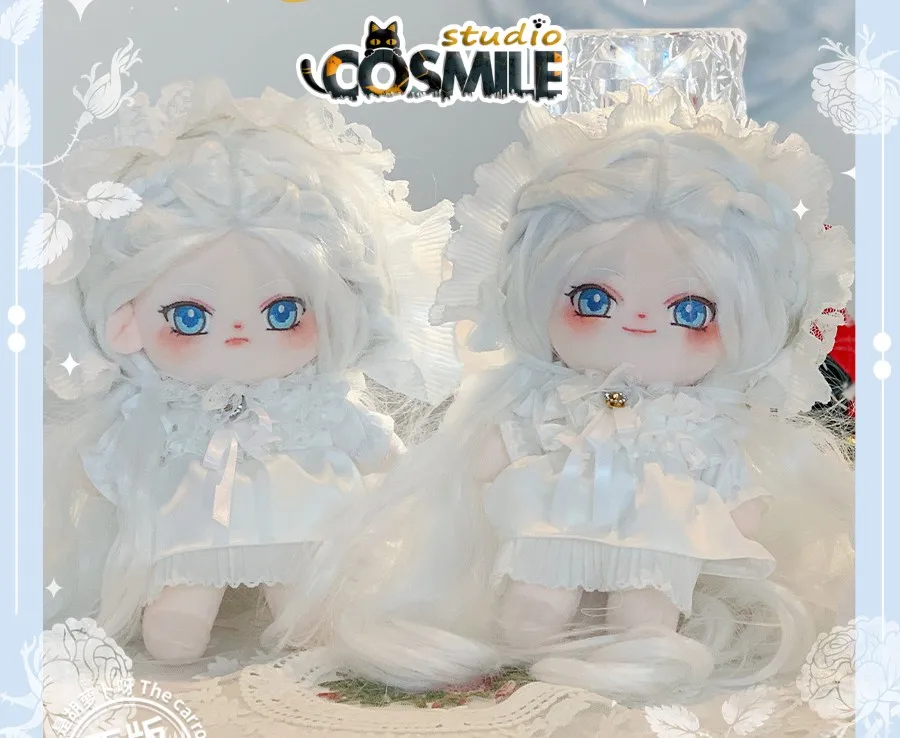 

Anime Comic AISHA Ida Sisters Twins Gemini Castle Princess Costume Stuffed Plushie Toy 20cm Plush Doll Body Clothes Gift Apr LB
