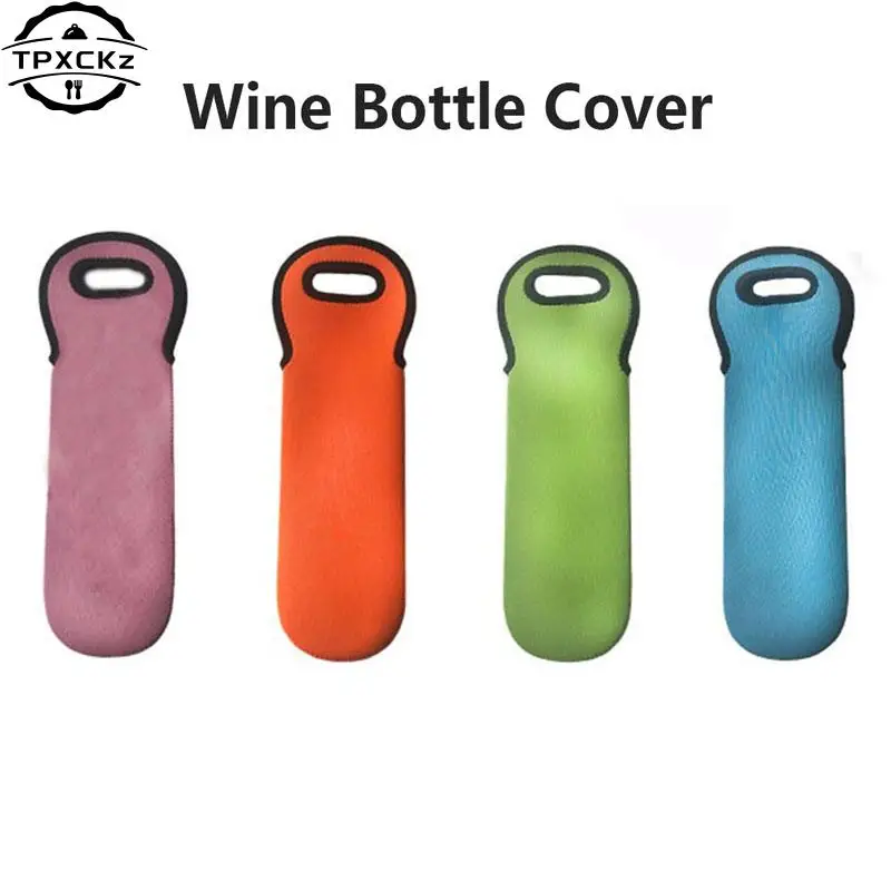 

1X Neoprene Wine Bottle Freezer Bag Cooler Wine-bottle Bag Protect Insulated Cover Beer Cooling Holder Carrier Protective Sleeve