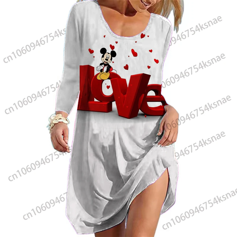 

Women's Evening Dress for Wedding Disney Top Female Festival Clothing Dresses Ladies Elegant Ceremony Woman Clothes Outfits 2022