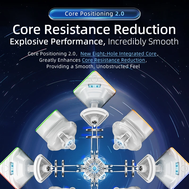 MOYU Huameng TG 3x3 магнитный УФ-волшебный куб Maglev Speed Cube головоломки игрушки подарок для