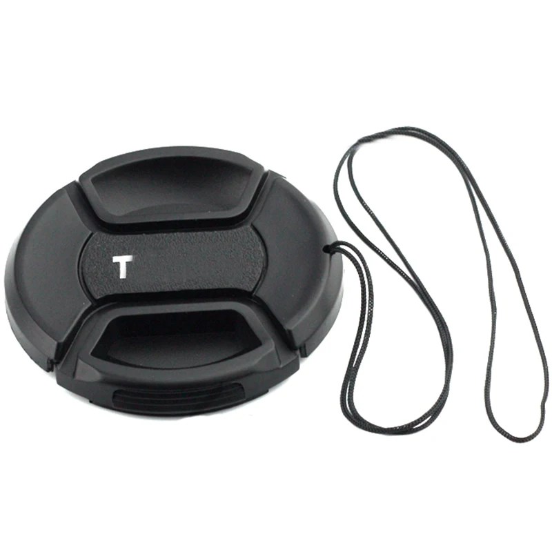 82mm 82 Center Pinch Snap-on Front Lens Cap Hood Cover protector with Strap for Tamron 24-70/2.8VC A007 camera dslr - купить по
