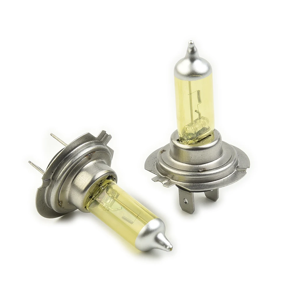 

2pcs/set H7 Halogen Lamps Car Headlights Super Bright 12V 55W LED Lamp Car Accessories Plug And Play Easy To Install