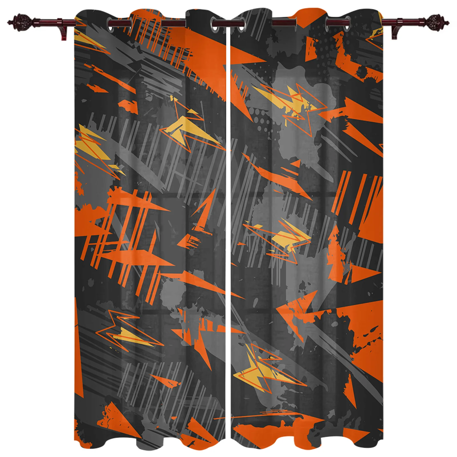 

Современные абстрактные Геометрические линии, современные занавески на окна для гостиной, роскошные шторы для спальни, портьеры, дверные з...