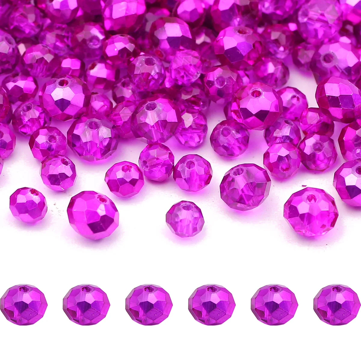 Плоские круглые граненые австрийские хрустальные полусеребристые полурозовые