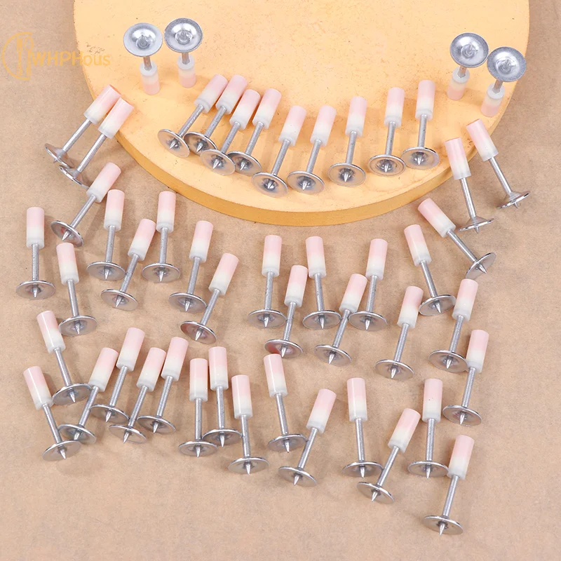 100 шт. стальной гвоздь ручной заклепочный пистолет для ногтей круглые гвозди