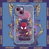 marvel spiderman spider man phone case for iphone 11 12 13 pro max mini x xs xr 6 7 8 plus se 2020 angel eyes transparent cover
