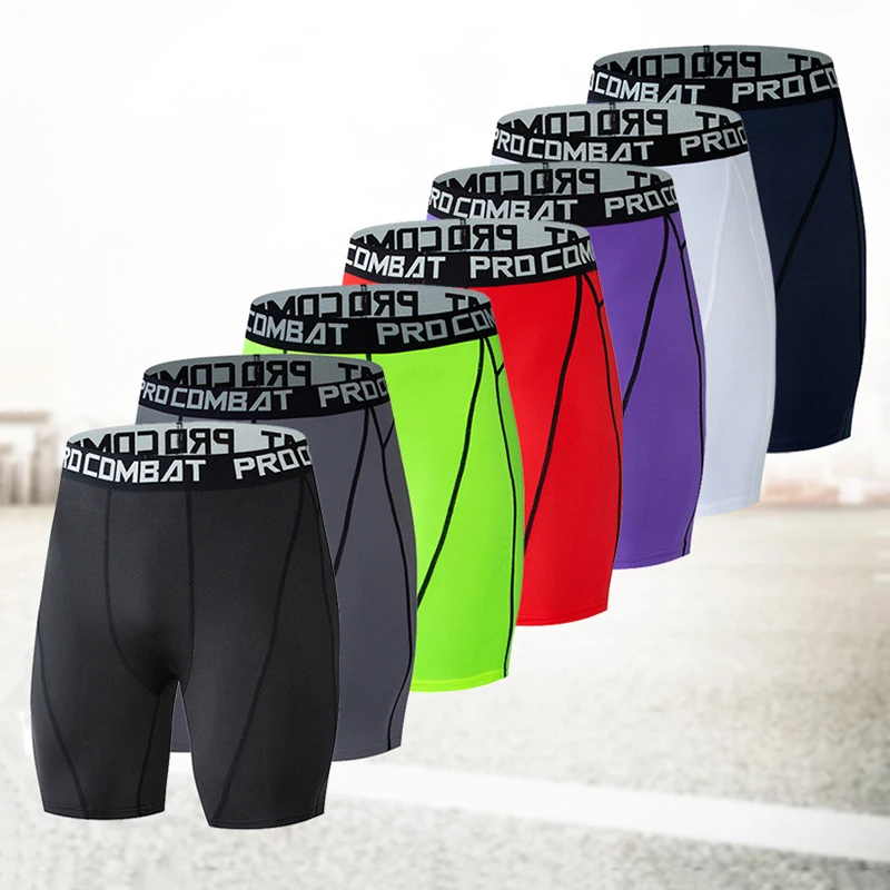 3Pcs Sports Fitness Pants Men's Basketball Shorts Workout Tights Gym Running Training Bottoming Mens Shorts Tight Men's Boxers