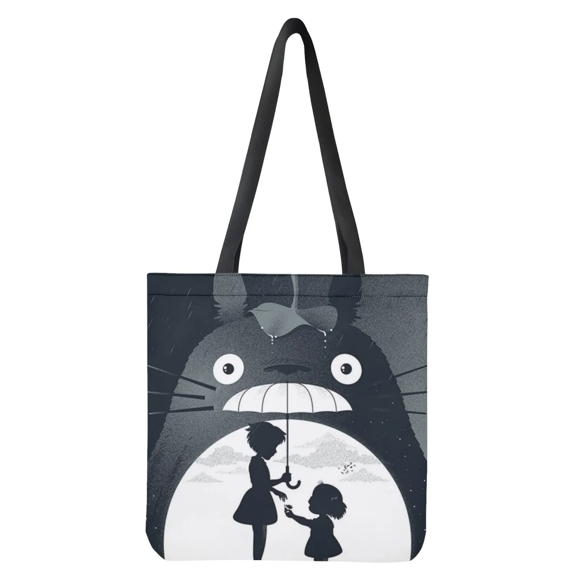 My Neighbor Totoro Anime Shoulder Bags for Women Totes 2023 Large Capacity Travel Shopping Girls School Bag Canvas Grocery Bags