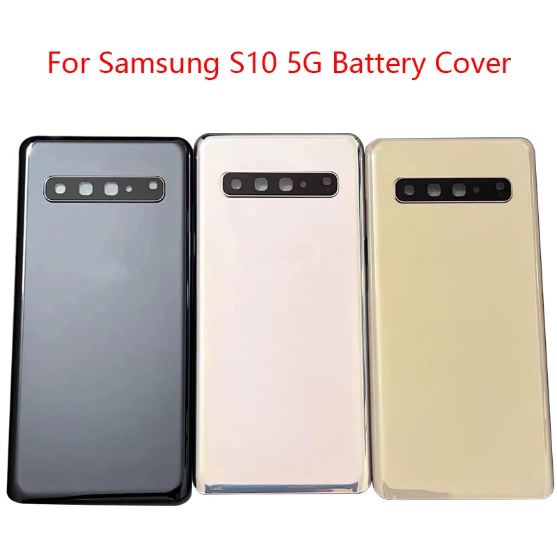 Чехол для Samsung Galaxy S10 5G G977 G977U G977N G977B G9770 задняя крышка корпуса с объективом камеры