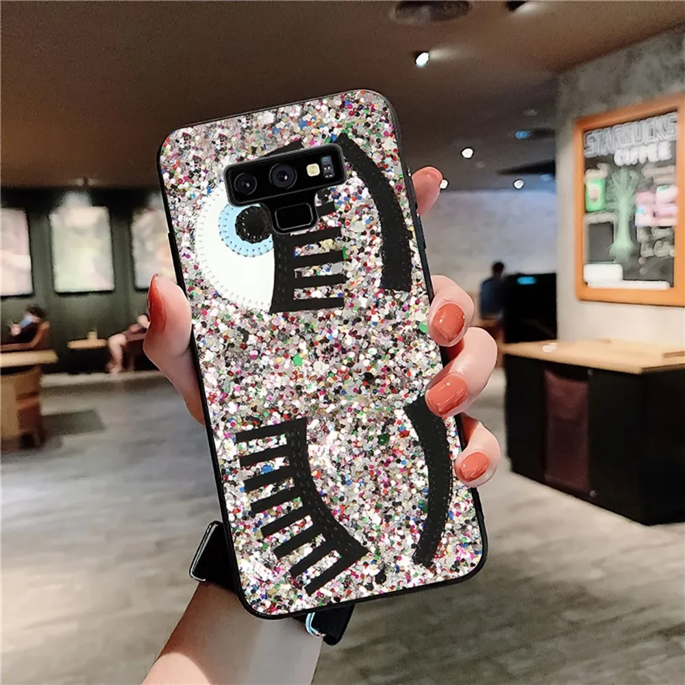 Hot Ferragnies Eyes Chiara Phone Case For Samsung Note 8 9 10 20 pro plus lite M 11 30 21 31 51 A 22 42 02 03