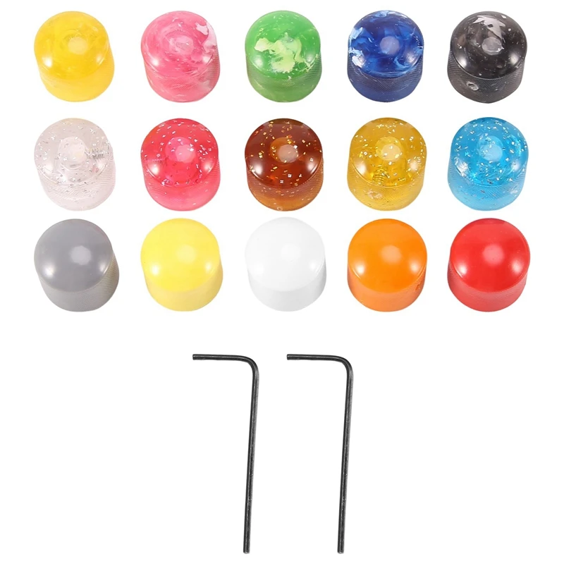 

15 шт., разноцветные кнопки для управления скоростью электрогитары