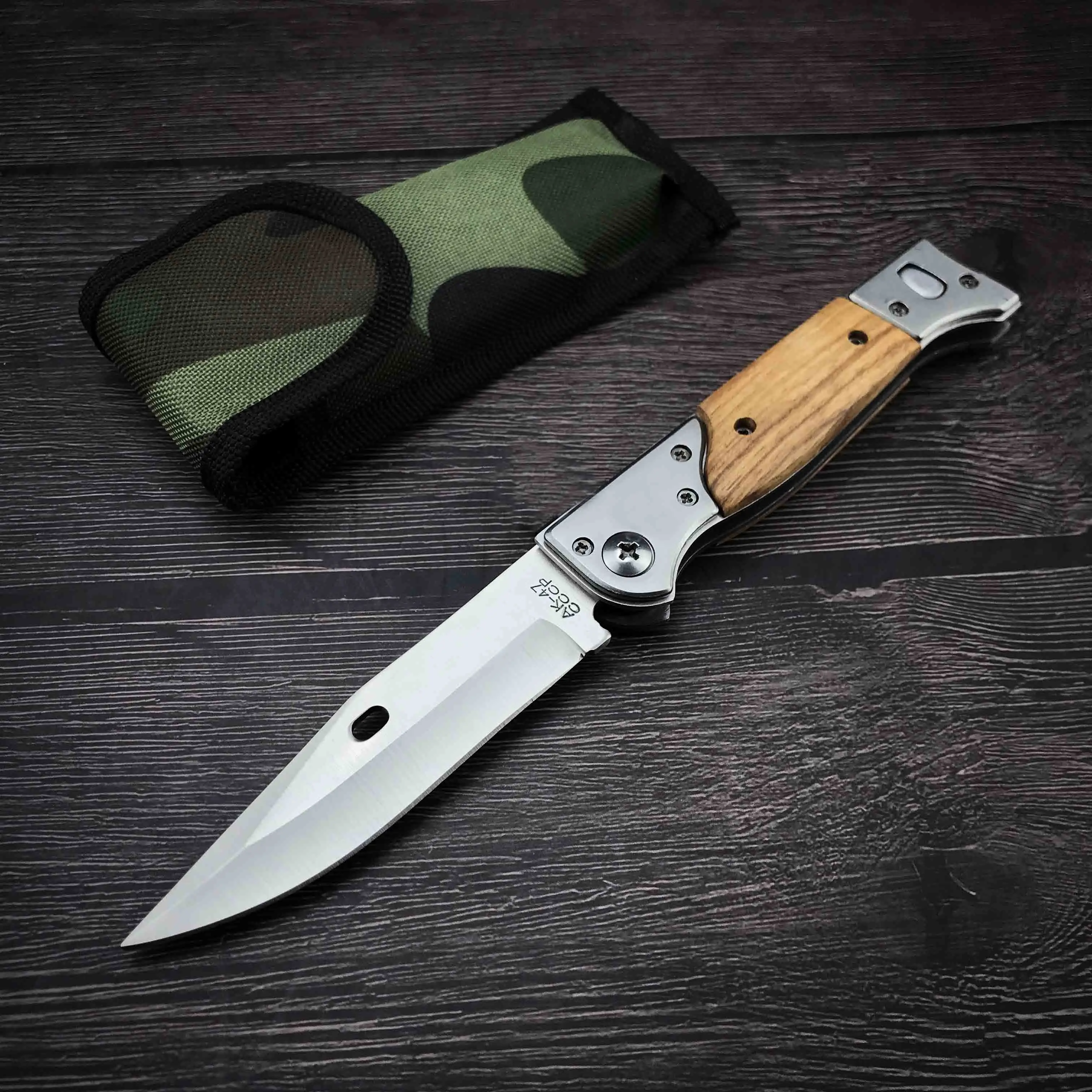 

440C Blade Survival Tactics Pocket Knife EDC Multi Kitchen Tactical Camping Folding Knife Outdoor Tool Men's Collection Gift