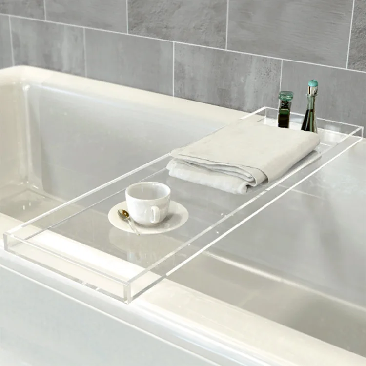 

Acrylic Tray Creative Spa Bathroom, Bathtub, Bathtub Storage Rack, Desktop Storage Tray, One Piece For Shipping