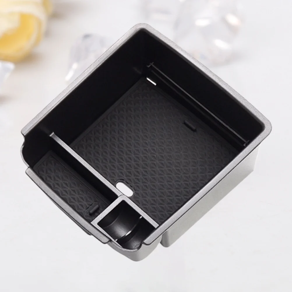 

1Pc Car Gap Box Multifunctional Practical Organizer Storage Box for Phone Key Money (Black)