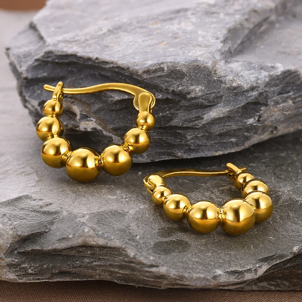 Крошечные серьги-кольца из бисера для женщин Модная бижутерия круглые серьги