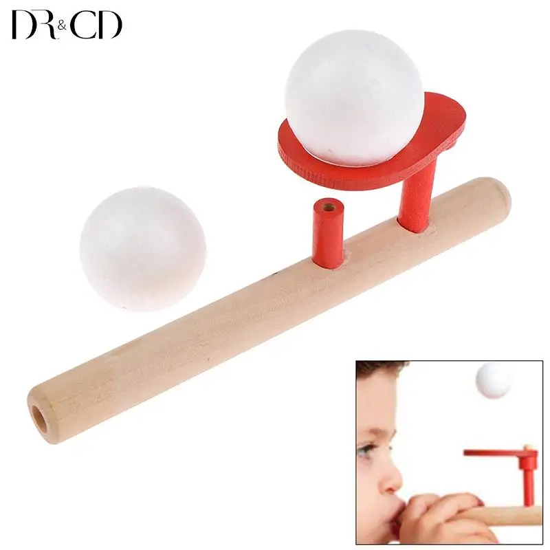 

Funny Sports Toys Wood Pipe Floating Ball Game Gift Blow Toy Juggling Balance Balls Games Children Outdoor Toys